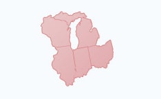 US States East North Central